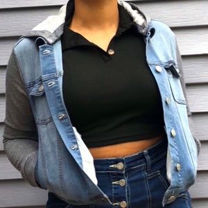 Ci Sono Denim Jacket Button Down